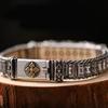 HX новый браслет, мужской индивидуальный стиль, ретро, ​​креативная ручная работа, шестизначная цепочка из бисера с мантрой для подарка бойфренду