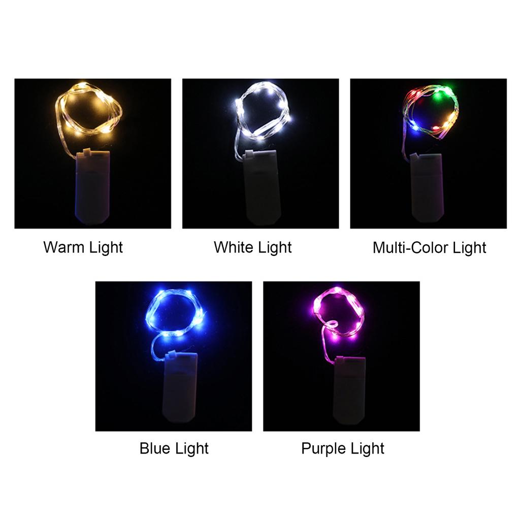 Светодиодные гирлянды, серебристая гирлянда из медной проволоки с батарейным блоком для подарочной коробки, свадебный центральный элемент