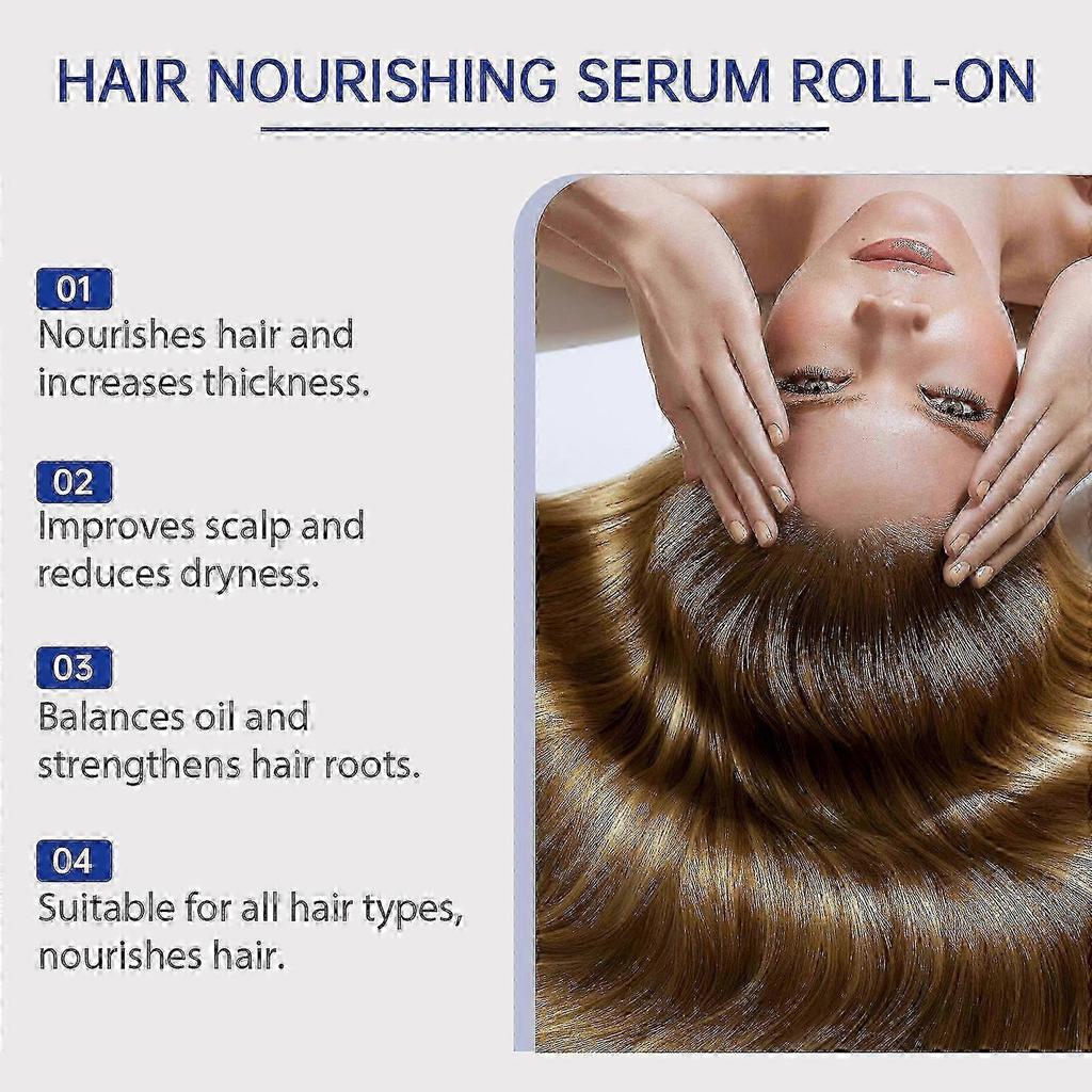 Redensyl Roll-On Hair Growth Serum 25ml - 3% Rosemary and Ginger, Fast Absorbing Nongreasy