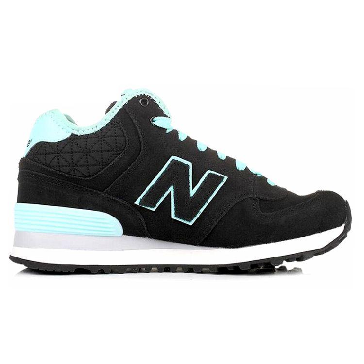 New Balance 574 Черные Аква Женские Кроссовки Синие WH574GG