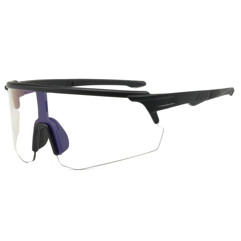 Cycling glasses photosensitive color-changing outdoor sports glasses sunglasses trendy men's and women's windproof goggles