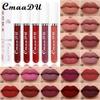 CmaaDu 18 Color Lipstick, Waterproof Long -lasting Lip