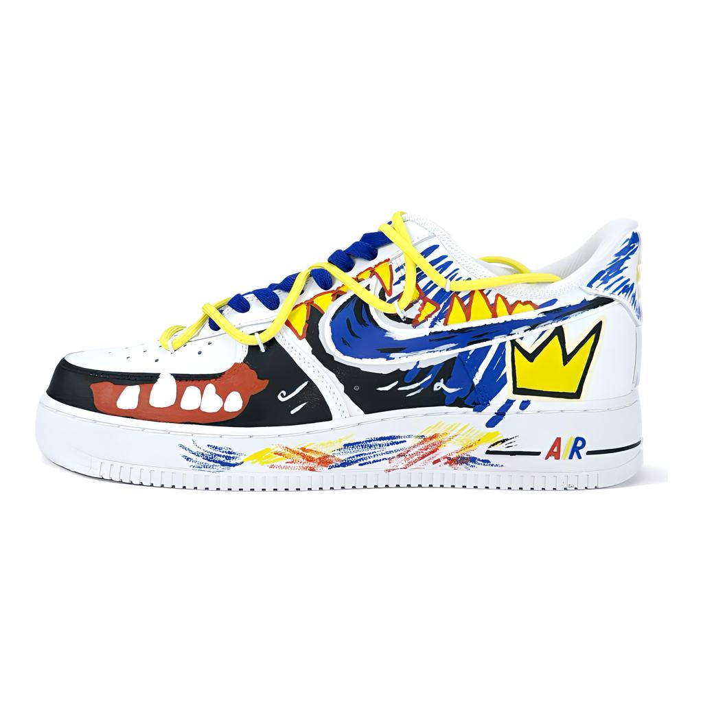 Nike Air Force 1 Coverage Slip Resistant Abrasion Resistant Low top Skateboard Shoes Unisex White DD8959-100(Team405-)