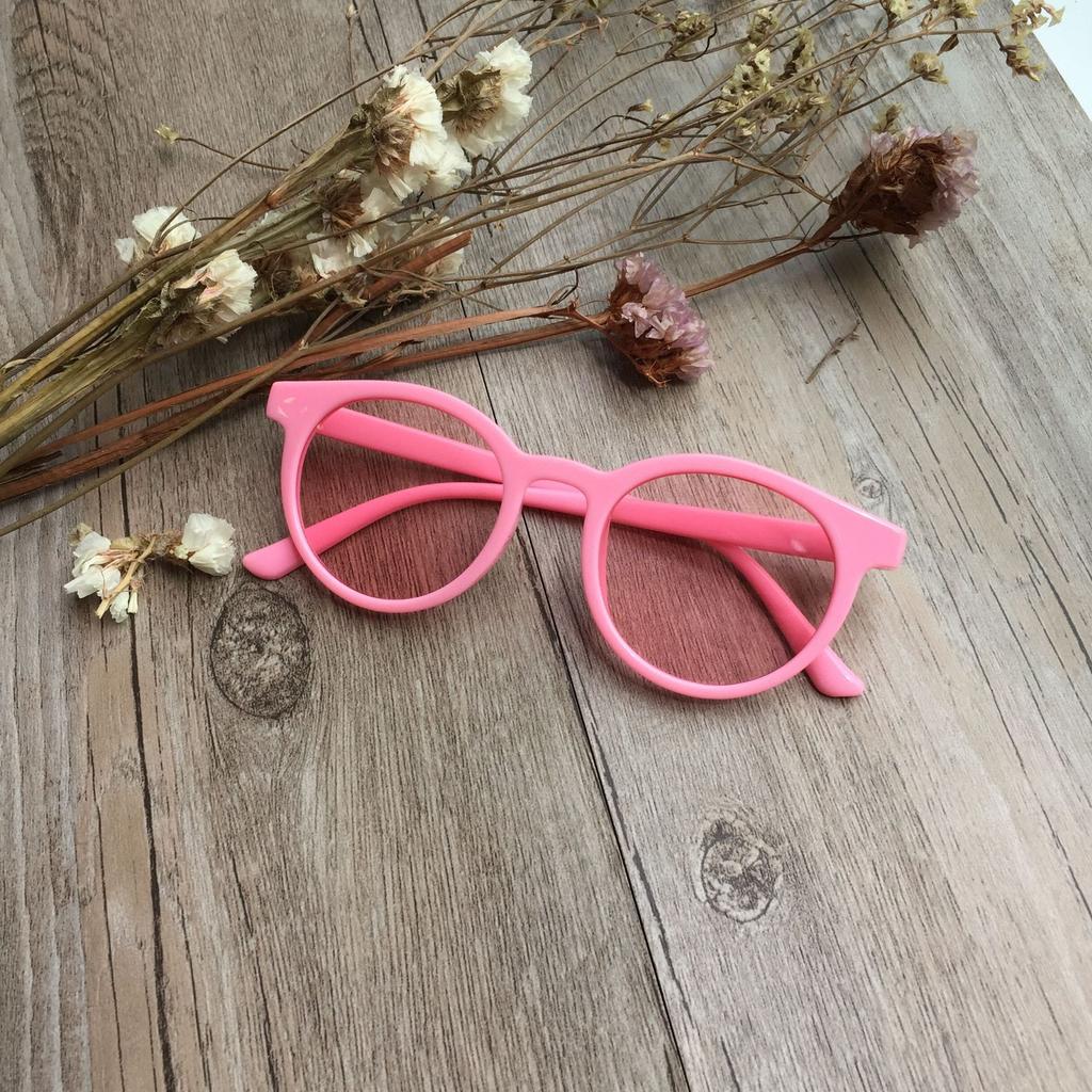 Children'S Fashionable Plastic Round Frame Sunglasses 9021 Ocean Film Running Rivers And Lakes Sunglasses Trendy Glasses