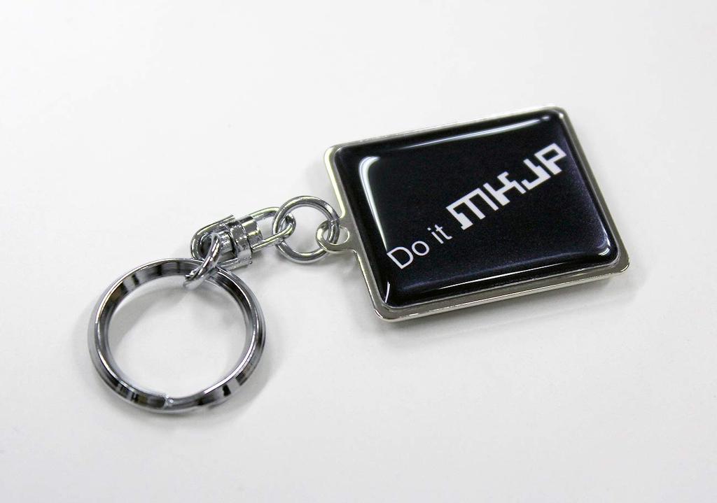 Custom Keychain Honda Civic Type R FD2 Black Car Light Blue [MKJP] Base Color