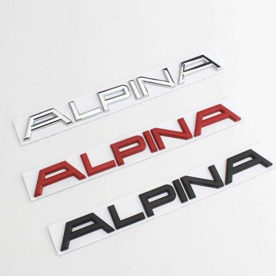 ALPINA буква значок автомобиль эмблема наклейки для XB7 B8 B7 B4 XD4 B3 ALPINA металлические характеристики модификация аксессуары украшение багажника