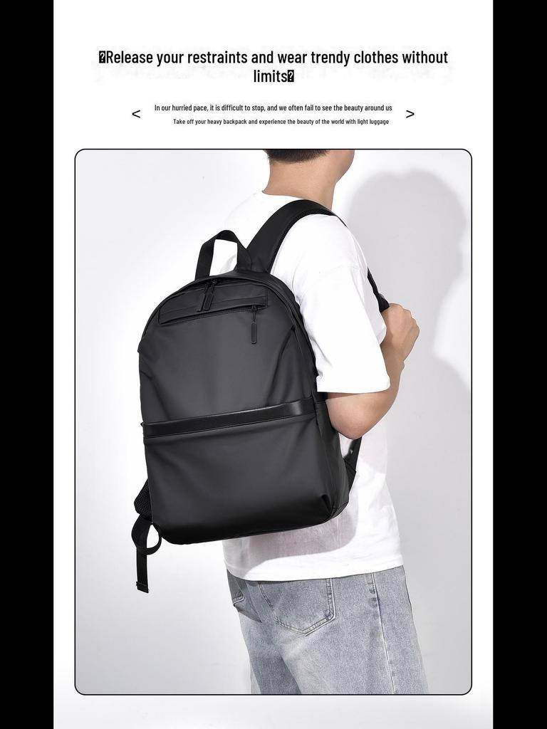 Stylish Large Capacity 15.6" Laptop Backpack - Trendy, Simple, Leisure Commuter Design