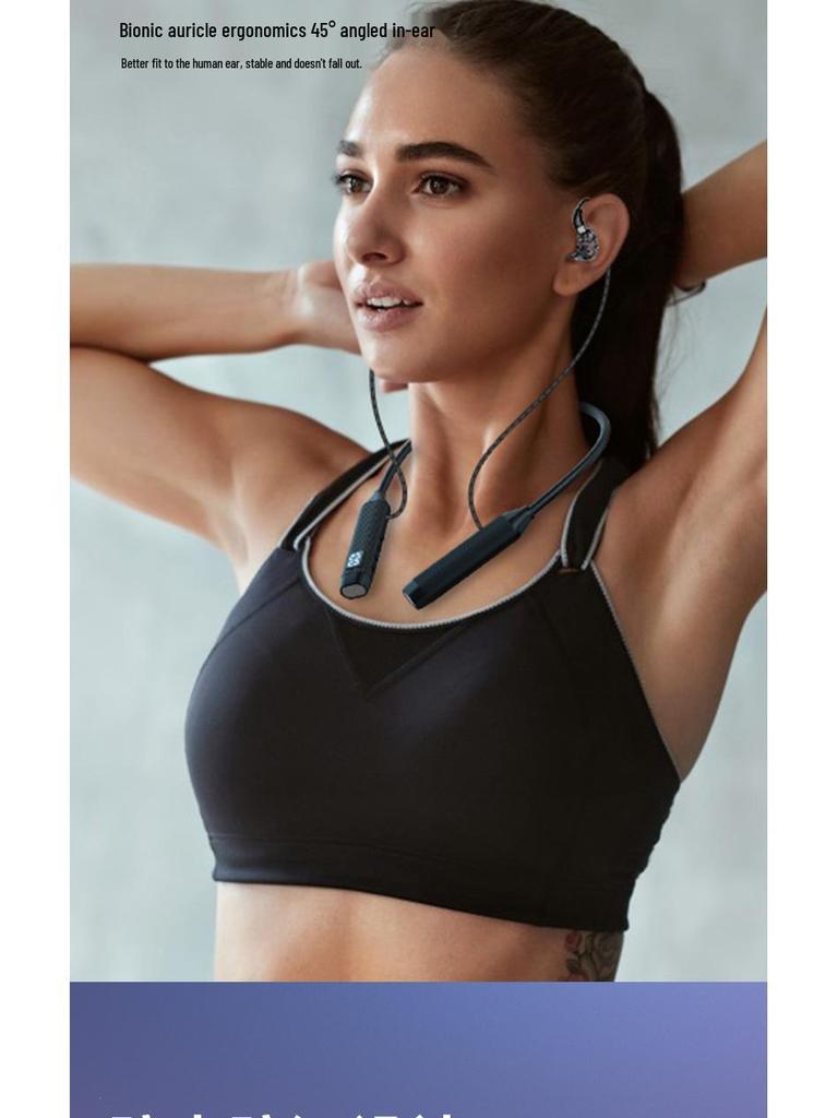Sport Neckband Bluetooth Headphones with Noise Cancelling, Long Battery Life, Large Capacity & Digital Display