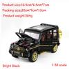 Коллекционная игрушечная машина Benz G63 AMG из сплава в масштабе 1/32, литая модель автомобиля с откидной спинкой, подсветкой и звуком