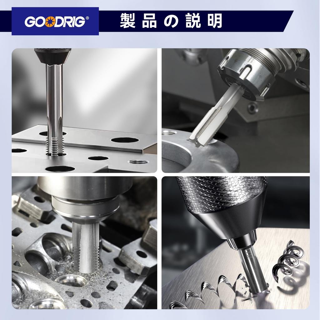 Набор из 20 предметов для нарезания резьбы и плашек для восстановления резьбы, включает метчик, плашкодержатель и кейс для хранения