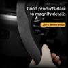 KTDJ9 Suitable for Skoda Anti-Slip Buckle Segmented Suede Steering Wheel Cover Suitable for Kodiaq Octavia3 Octavia2 Superb