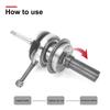 Four-claw Sleeve Motorcycle Repair Wrench Tool Motorcycle Clutch Nut Removal 18mm 20mm 22mm Starter Disk Removal Tool 3 PCS