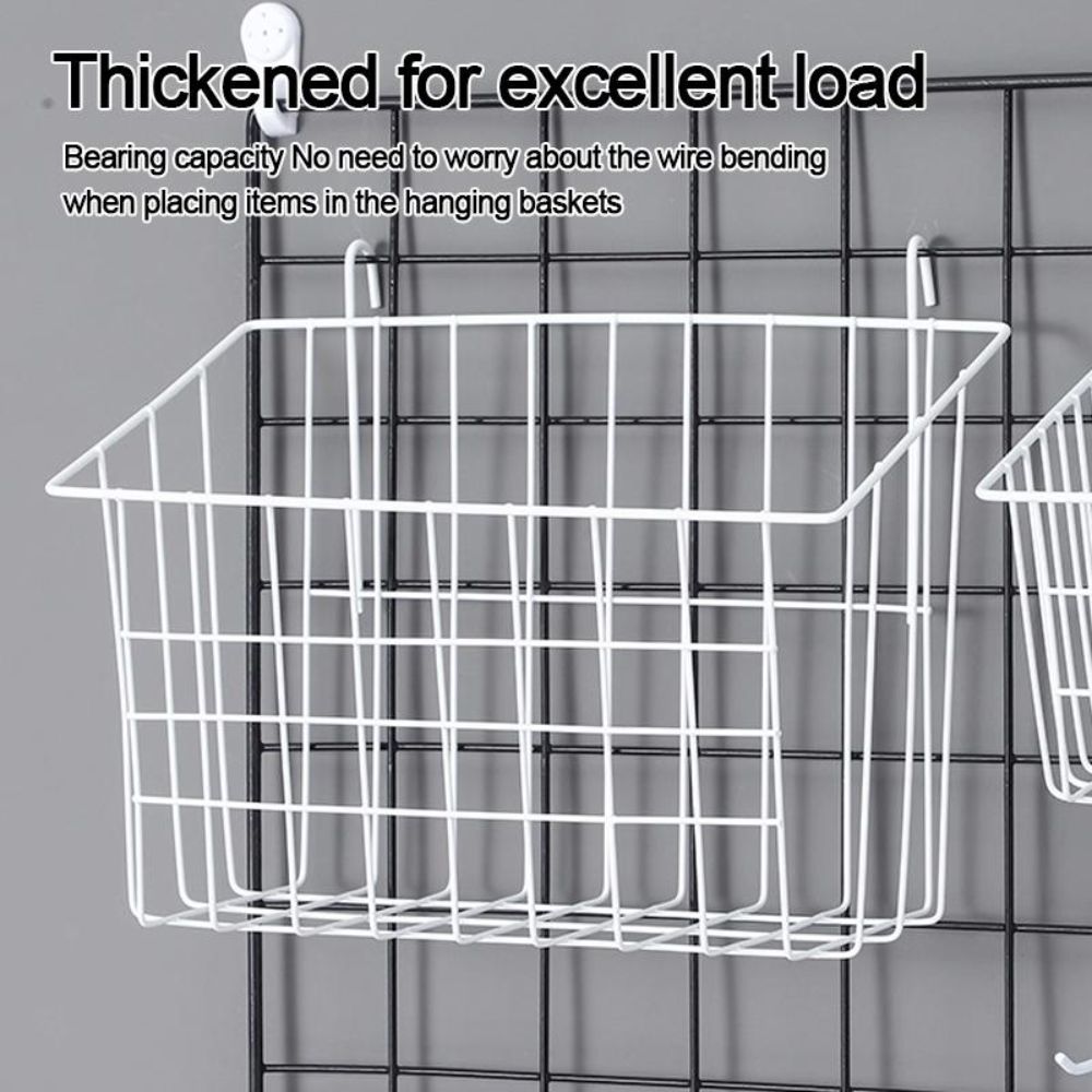 Strong Load Bearing Grid hanging basket Hanging Hook Grocery rack Grid Panel Accessories