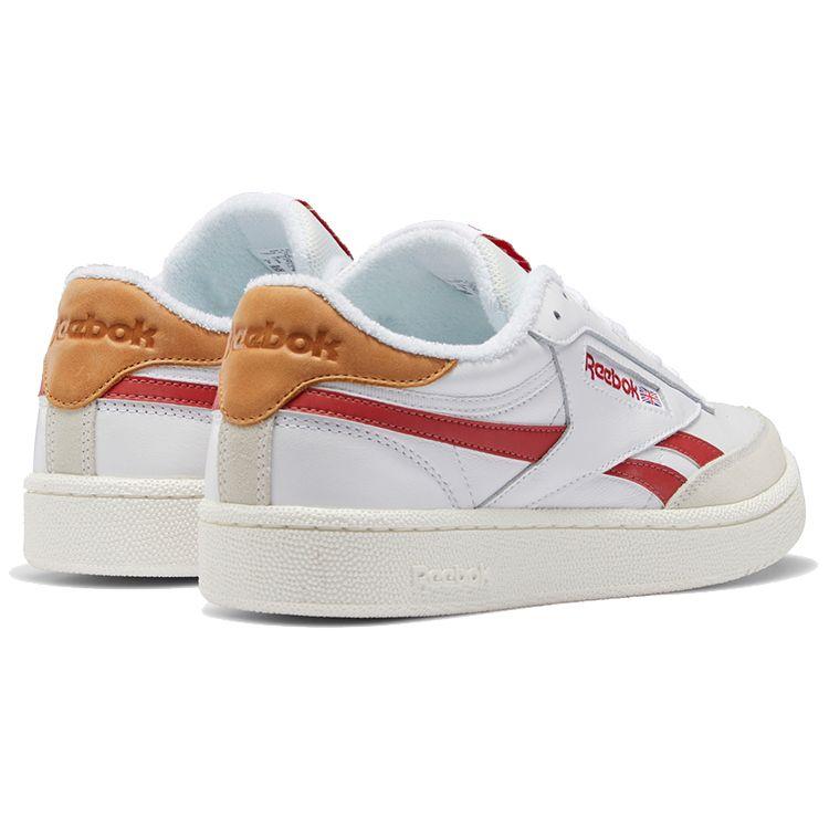 Reebok Club C Revenge White Mars Red Мужские кроссовки Мел FY9418