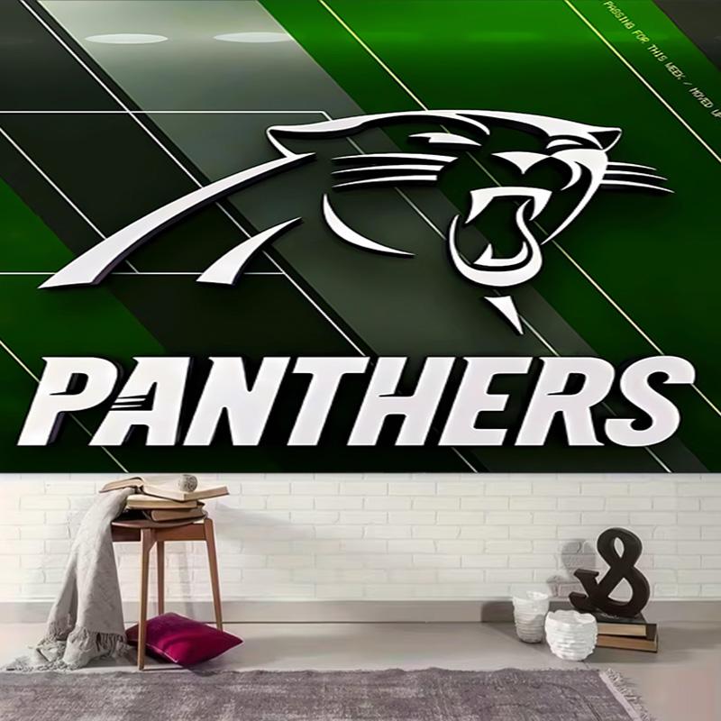 1pc Carolina Panthers Tapestry, Living Room, Bedroom, Office, Party Decor, Ideal Festive Gift