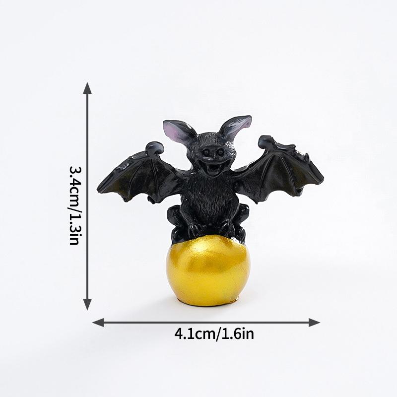 Хэллоуин Череп Орнамент Мумия Призрак Страшный Настольный Декор Хэллоуин Полимерные Миниатюры День Мертвых Детский Подарок Микро Ландшафт