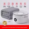 Hydronic Electric Blanket 2024: Heated, Dehumidifying, Mite-Removing, Washable for Single Beds
