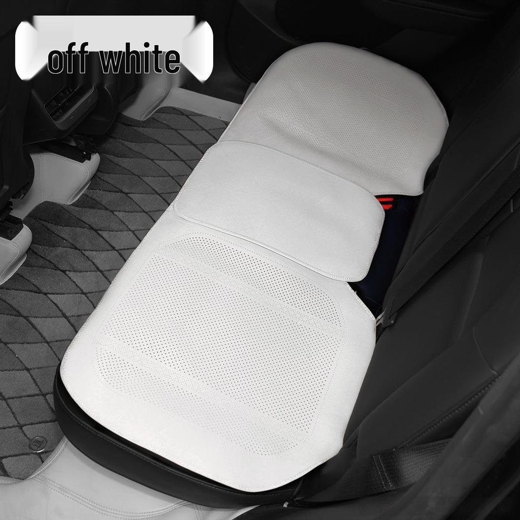 Breathable Suede Velvet Car Seat Cushion for Driver - Perforated, All-Season Cover