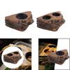Reptile Accessories Magnetic Feeder Ledge Bowl Plastic Food Dish for Gecko Iguana Lizard Terrarium Supplies