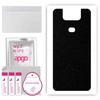 apgo Protective Skin Sticker for the Back Compatible with Asus Zenfone 6 ZS630KL 6Z, Wrap Film, Foil, Vinyl - Pattern Matte Black