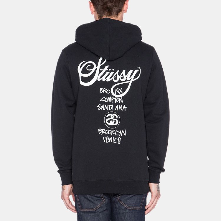 Stussy World Tour Zip Hoodie 3923571