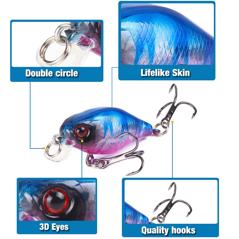 Outdoor Fishing Bait 4cm/4.6g Lures