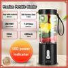 530ML Portable Bottle Blender Household Electric Fruit Juicer Blender 22000 RPM High Power USB Rechargeable Juice Cup