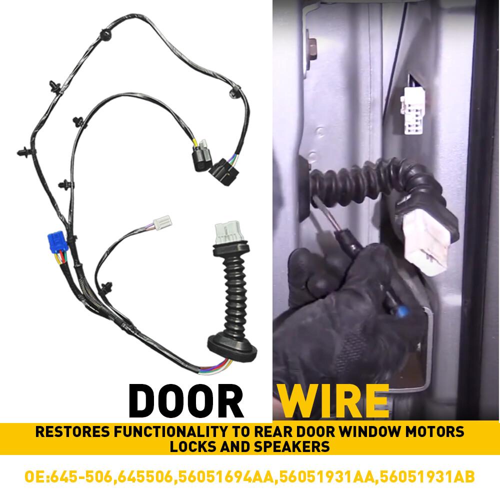 Жгут проводов задней двери подходит для 2004-2008 Dodge Ram 1500 2500 3500 #56051694AA