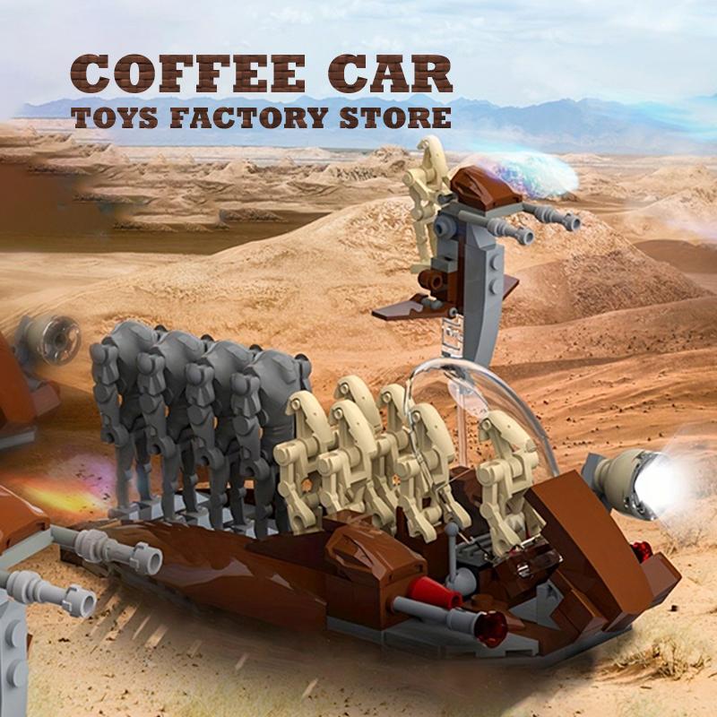 Нетоксичные кубики Moc Космическая Война Транспортный Автомобиль 3D Модель Звездный Робот Атакующий Аппарат Строительные Блоки Космический Корабль Детские Игрушки Взрослые Праздничные Подарки