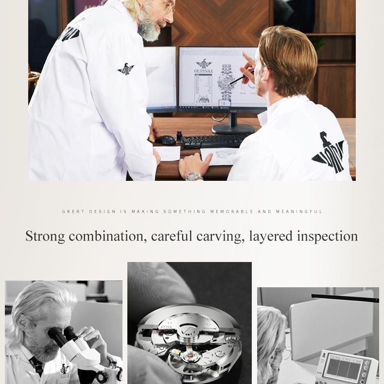 OUPINKE New Watches Waterproof Automatic Mechanical Watch Women Watch Women