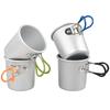 Reusable Aluminum Zinc Zinc Alloy Cup 150 ML Coffee Cup Tea Cup Outdoor Cup  Camping