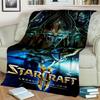 3D Ретро-игровое одеяло StarCraft Gamer, мягкое одеяло для дома, спальни, кровати, дивана, пикника, путешествия, офиса, отдыха, одеяло, детское одеяло