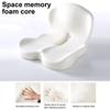 Universal Seat Cushion Anti-Slip Base Design Memory Foam Seat Cushion with Lumbar Support Ergonomic Wheelchair Cushion