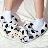 Household for Boys Girls Winter Milk Cow Slippers Funny Shoes Home Shoes Warm Slippers