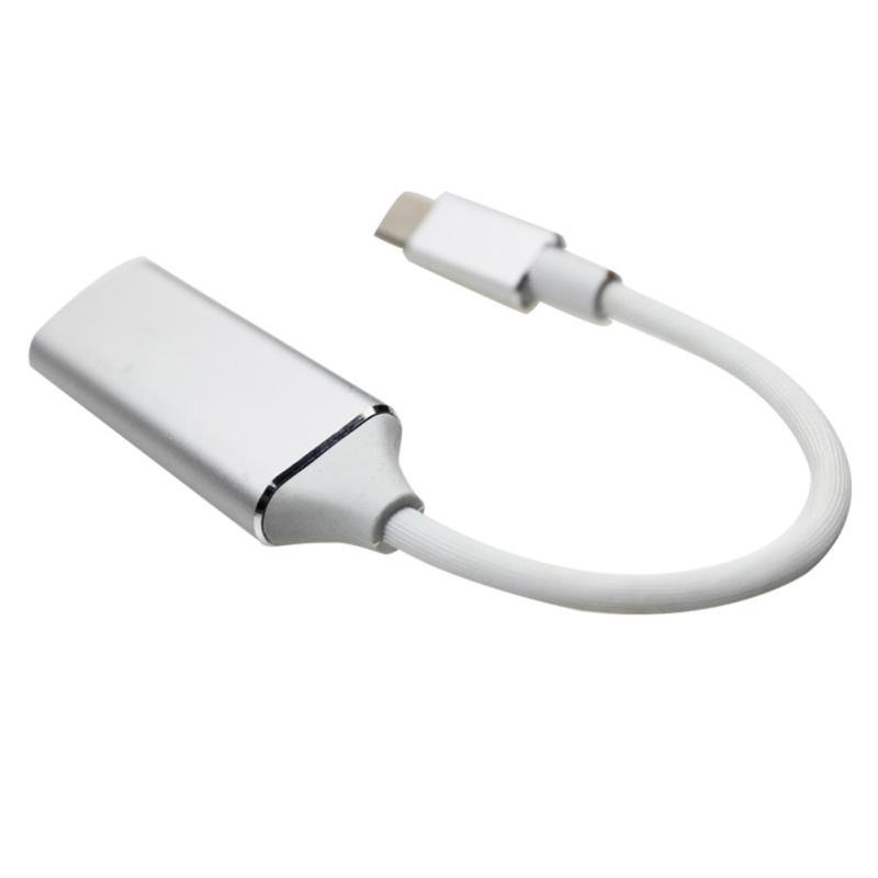 Usb 3.1 Type C в HDMI-совместимый преобразователь 4k Type C HDMI-совместимый адаптерный кабель, совместимый для