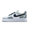 Nike Air Force 1 Термозащита Низкие Скейтбордические Кроссовки Мужские Белый Черный CW2288-111(Команда147-)