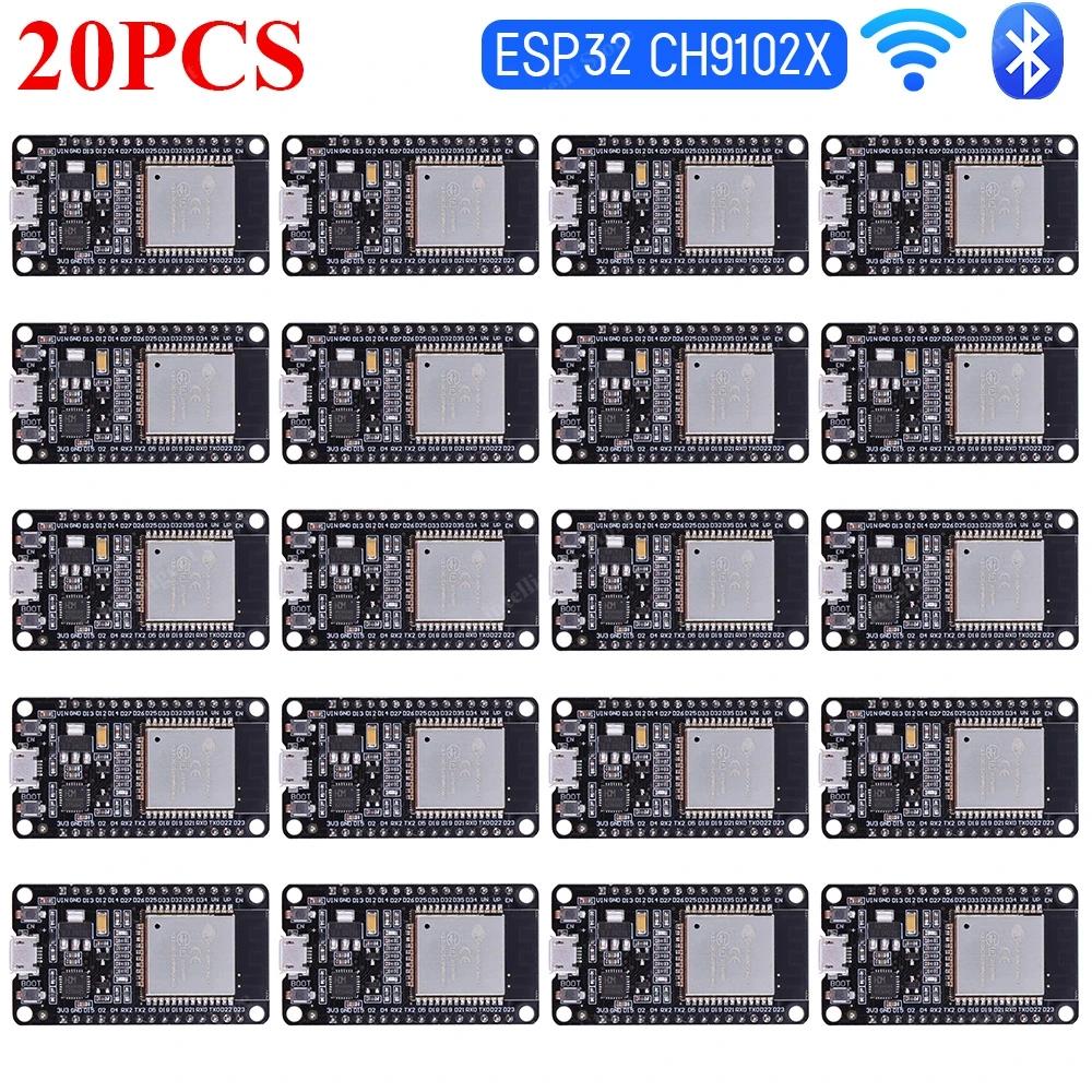 1-20 шт. ESP32 ESP32S Плата разработки IoT Модуль WiFi+Bluetooth Сверхнизкое энергопотребление Двухъядерный ЦП ESP-32 ESP-32S ESP 32