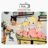 30/40/55cm Crown Mermaid Plush Doll Cartoon Princess Plushie Figure Toy Stuffed Animal Sleeping Pillow Gift Kids Girls Birthday