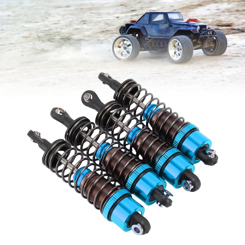 4 PCS 75mm RC Car Oil s Aluminum Alloy Damper Set for 1/10 Scale RC Cars