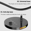 LED Desk Light Bedroom Dormitory Desktop Reading Lamps Plug-In Knob Switch Five Level Dimming Clip Type Iron Bedside Desk Lamp