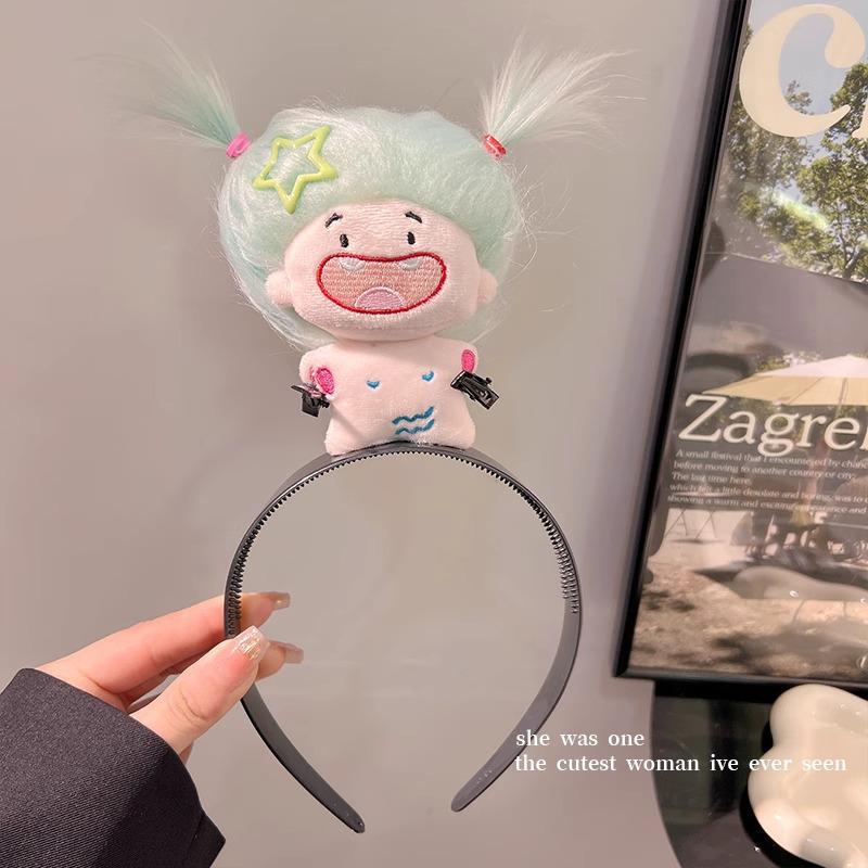 Плюшевая повязка на голову и резинка для волос с головой мыши из Рататуя