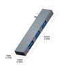 Хаб USB 3.0/3.1 Type C 4-в-1 с высокоскоростным мульти-USB разветвителем и OTG-адаптером