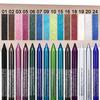 10 Pcs Long Lasting Waterproof Colourful Eyeliner Pencil Pearl Light Eye Shadow Eyeliner Crayon