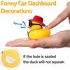 Car Rubber Duck Dashboard Decoration With Squeak Yellow Duck Car Musical  Duck Dashboard Ornament Car Accessories