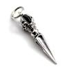 Tibetan Purpa Vajra Pile Silver 925 Pendant for Men Women
