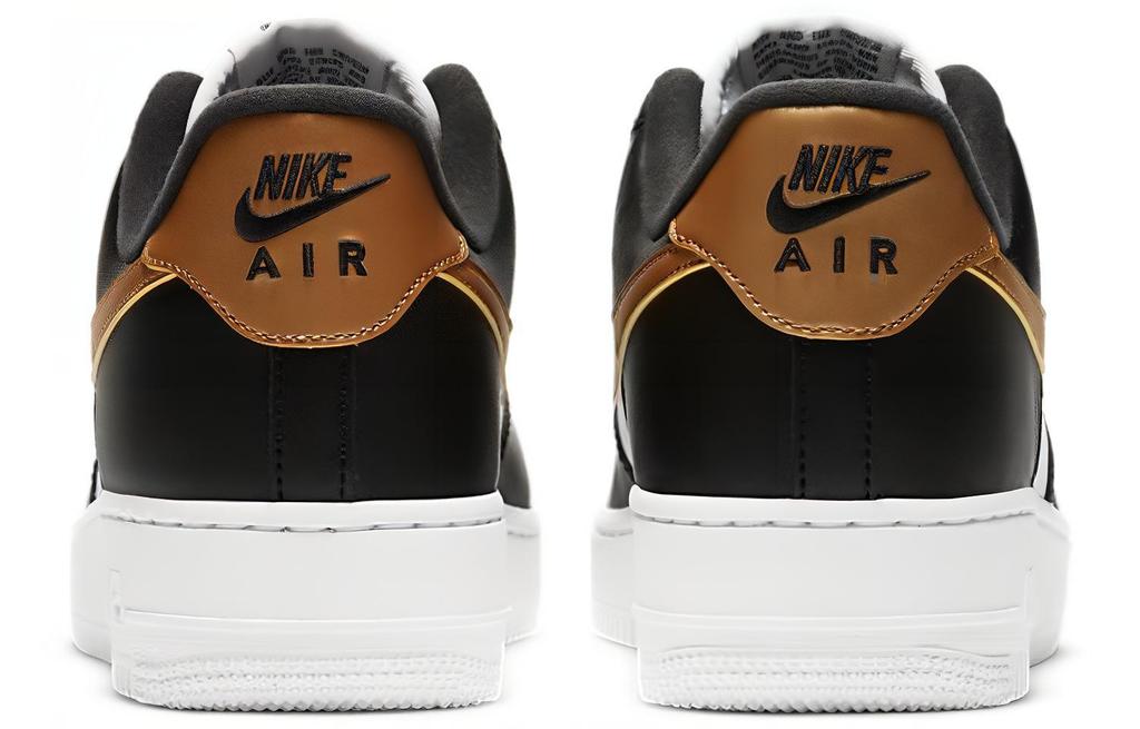 Nike Air Force 1 Low Черный Белый Металлическое Золото CZ9189-001