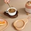 Деревянный устойчивый коврик Портативные деревянные подставки для напитков Дно для питьевой чашки Кофейные подставки Дно подставки для чашки