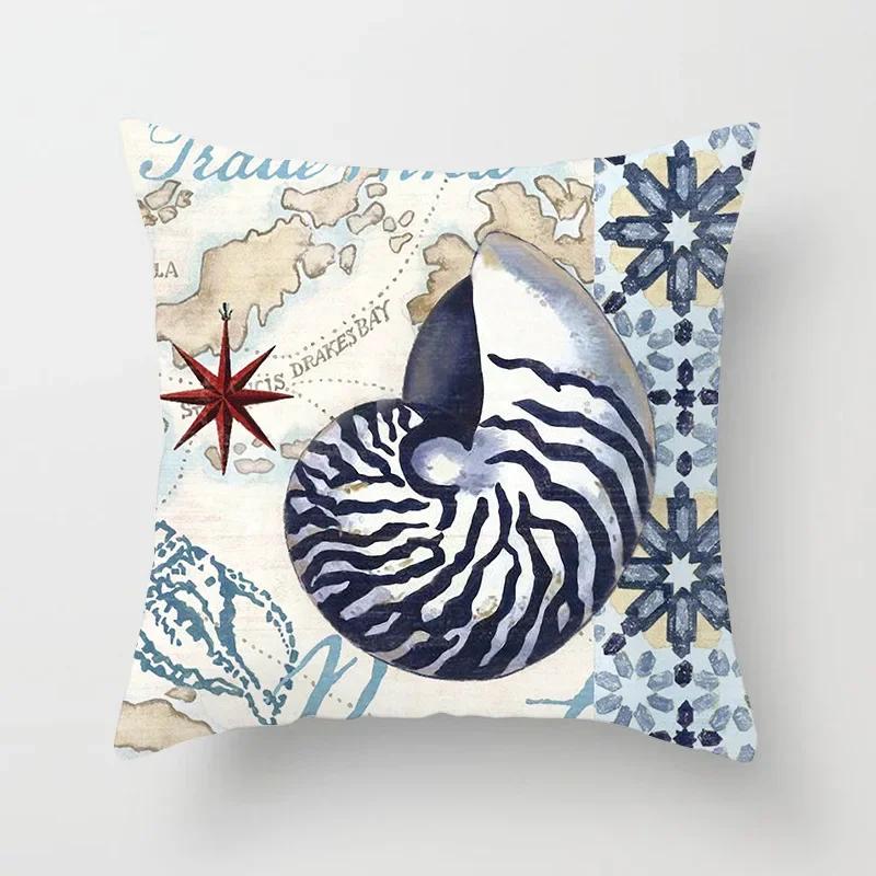 Sea Mermaid Throw Pillow Cover With Short Plush Print For Living Room Sofa Decoration Cushion Cover Pillow Covers Decorative