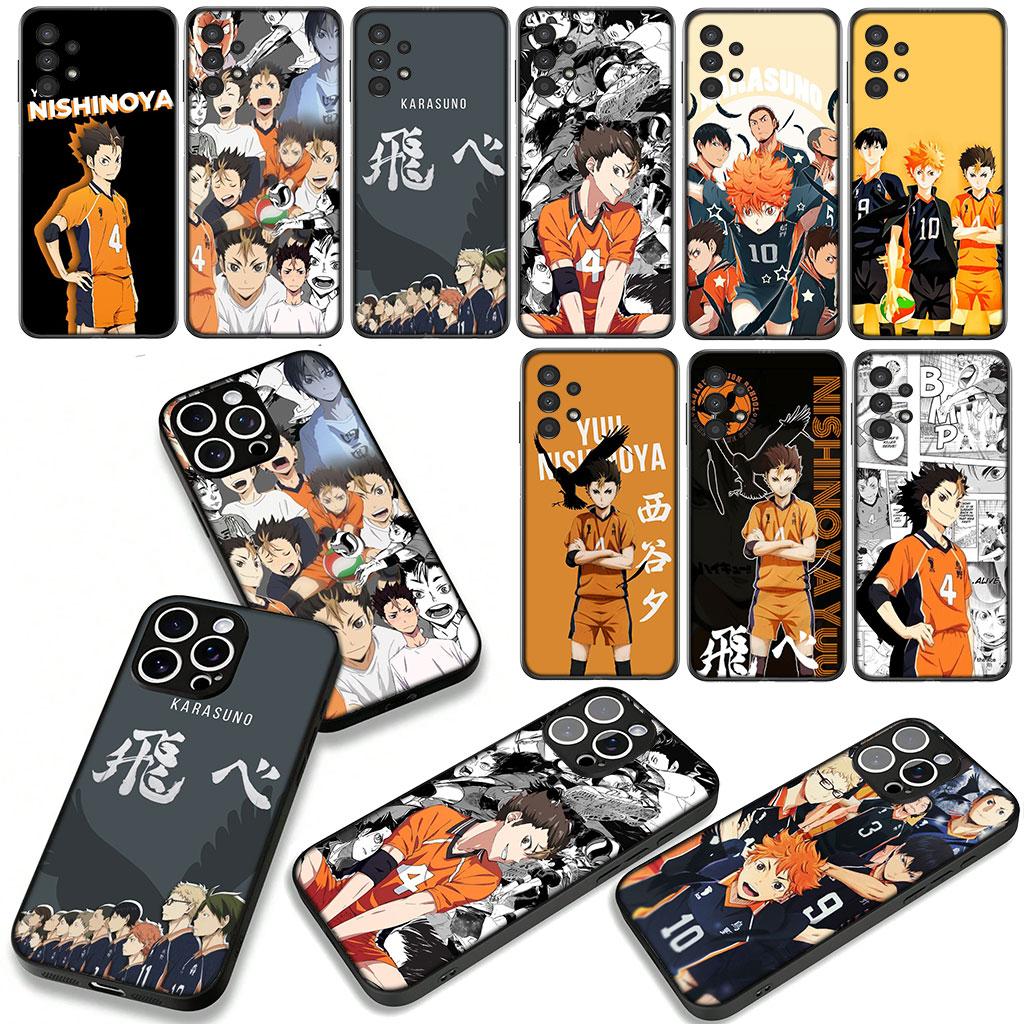 Cover for Xiaomi Redmi Note 14 12 13 ProPlus A4 A3 Pro Plus 12C 13C 14C 5G Phone Case Karasuno Haikyuus Yu Nishinoya Yuu