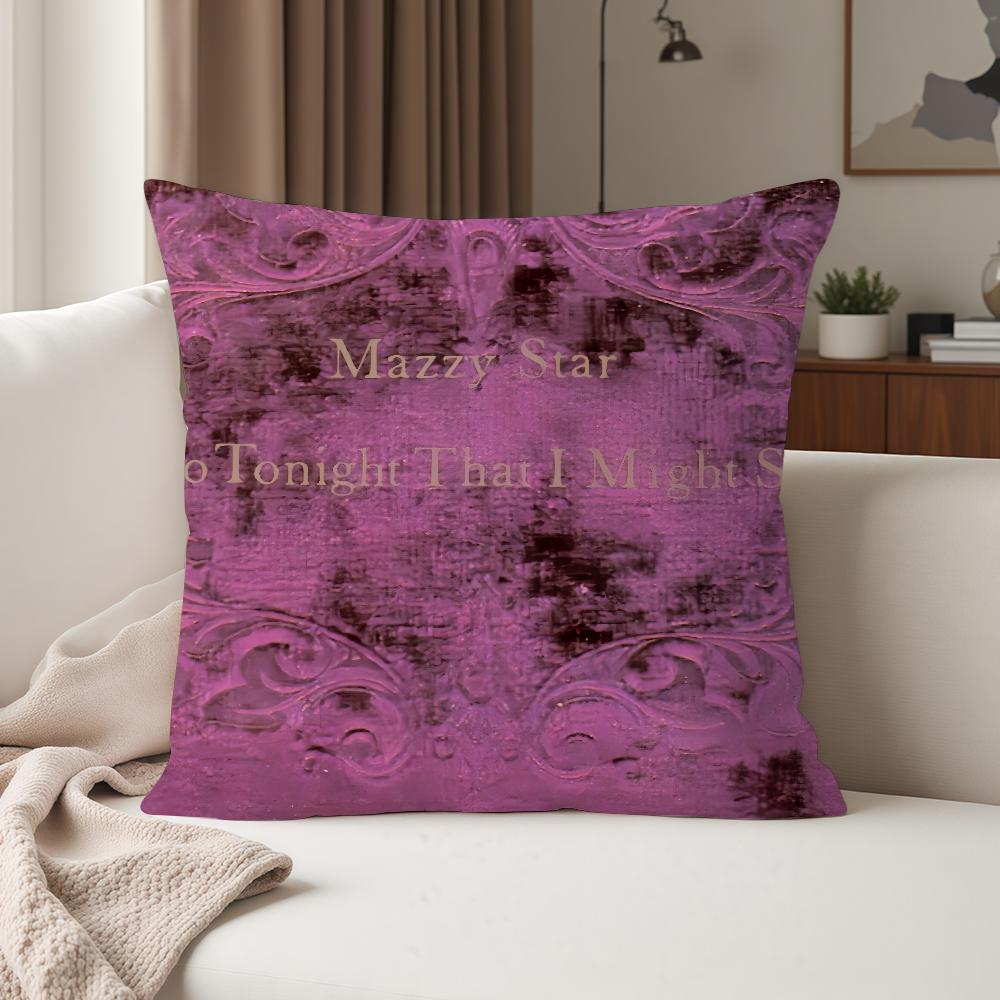 Band Singer M-Mazzy S-Star Into My View Pillow Case Suitable For Bedrooms Living Rooms Cars Home Decoration